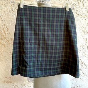 Brandy Melville plaid mini skirt, XS.